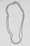 CLAUDIA SILVER // Le collier ceinture argenté