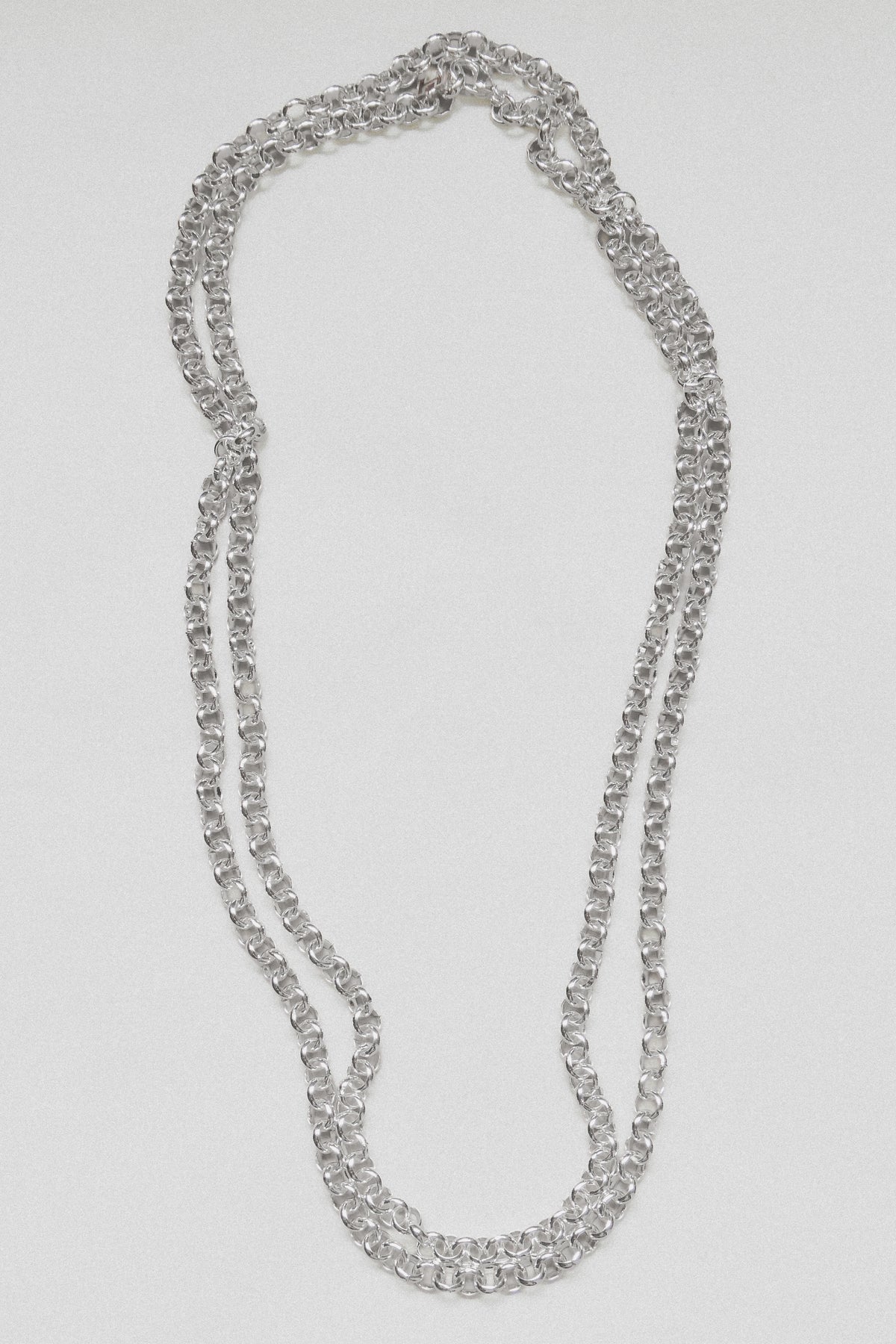 CLAUDIA SILVER // Le collier ceinture argenté