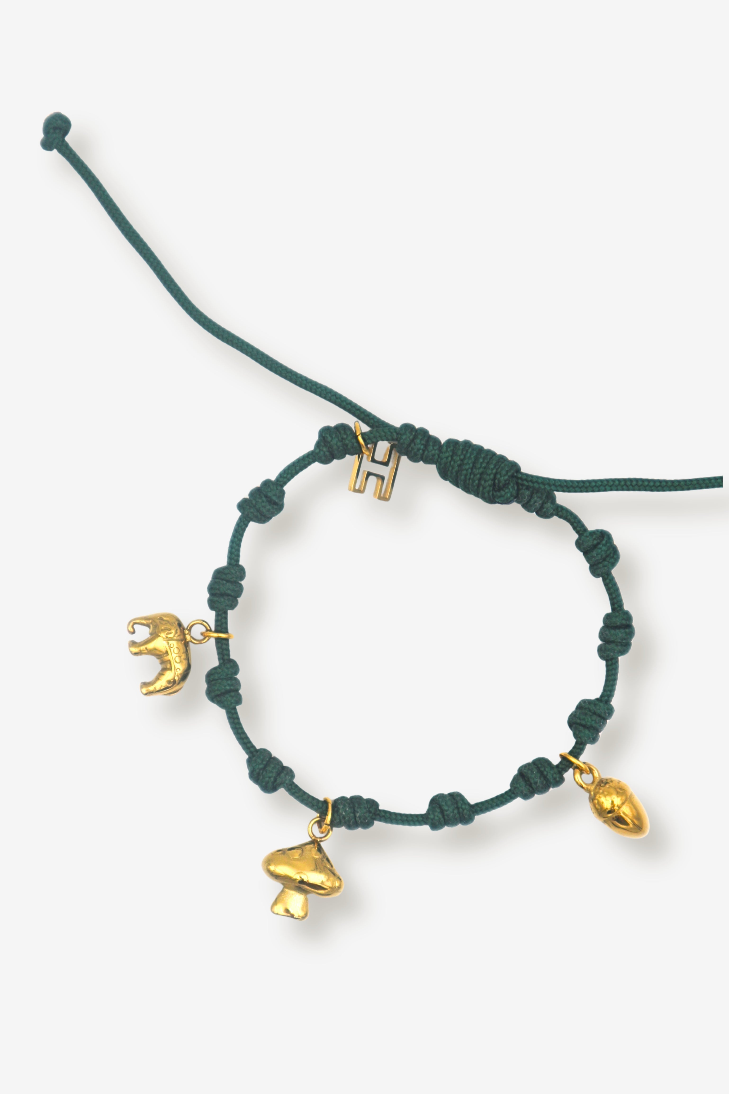MAGIC FOREST // Le bracelet cordon 3 mini charms