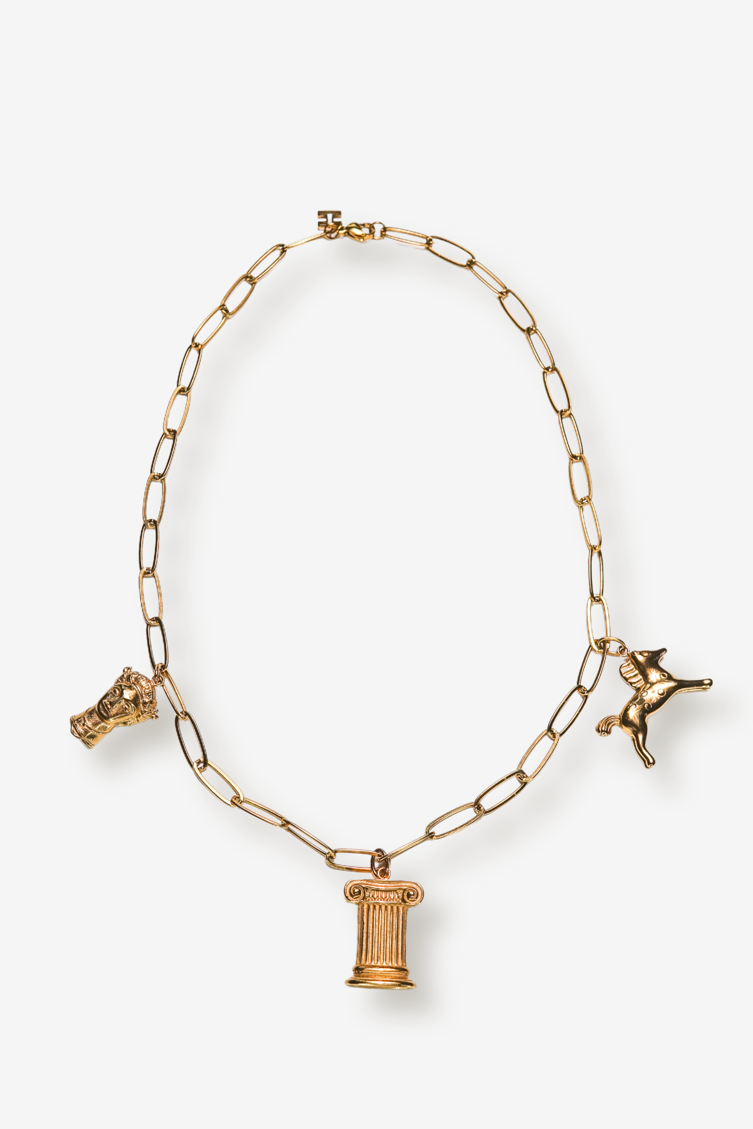 DARIUS // Le collier Grec 3 charms
