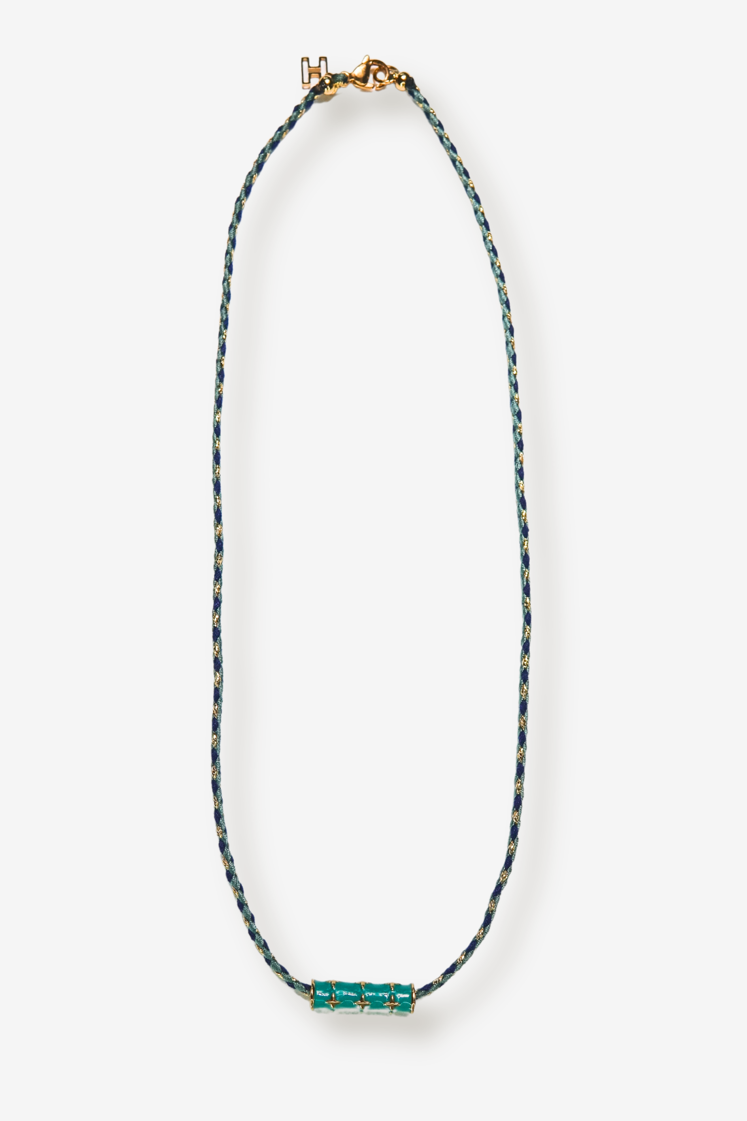 ELBE // Le Collier cordon bleu et émail