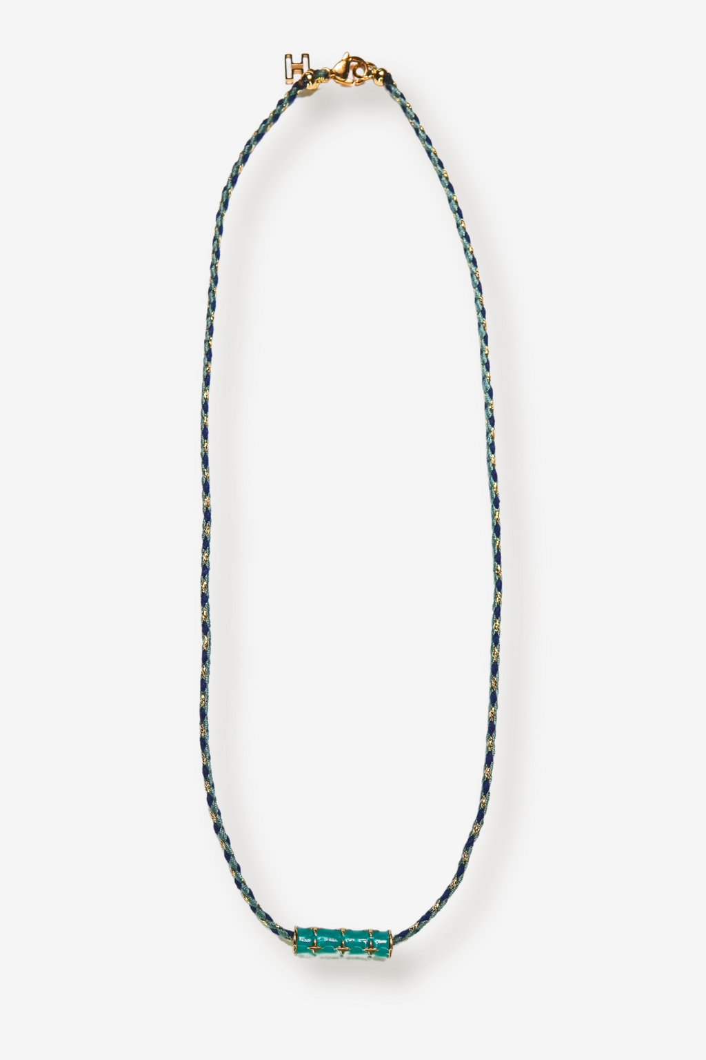 ELBE // Le Collier cordon bleu et émail