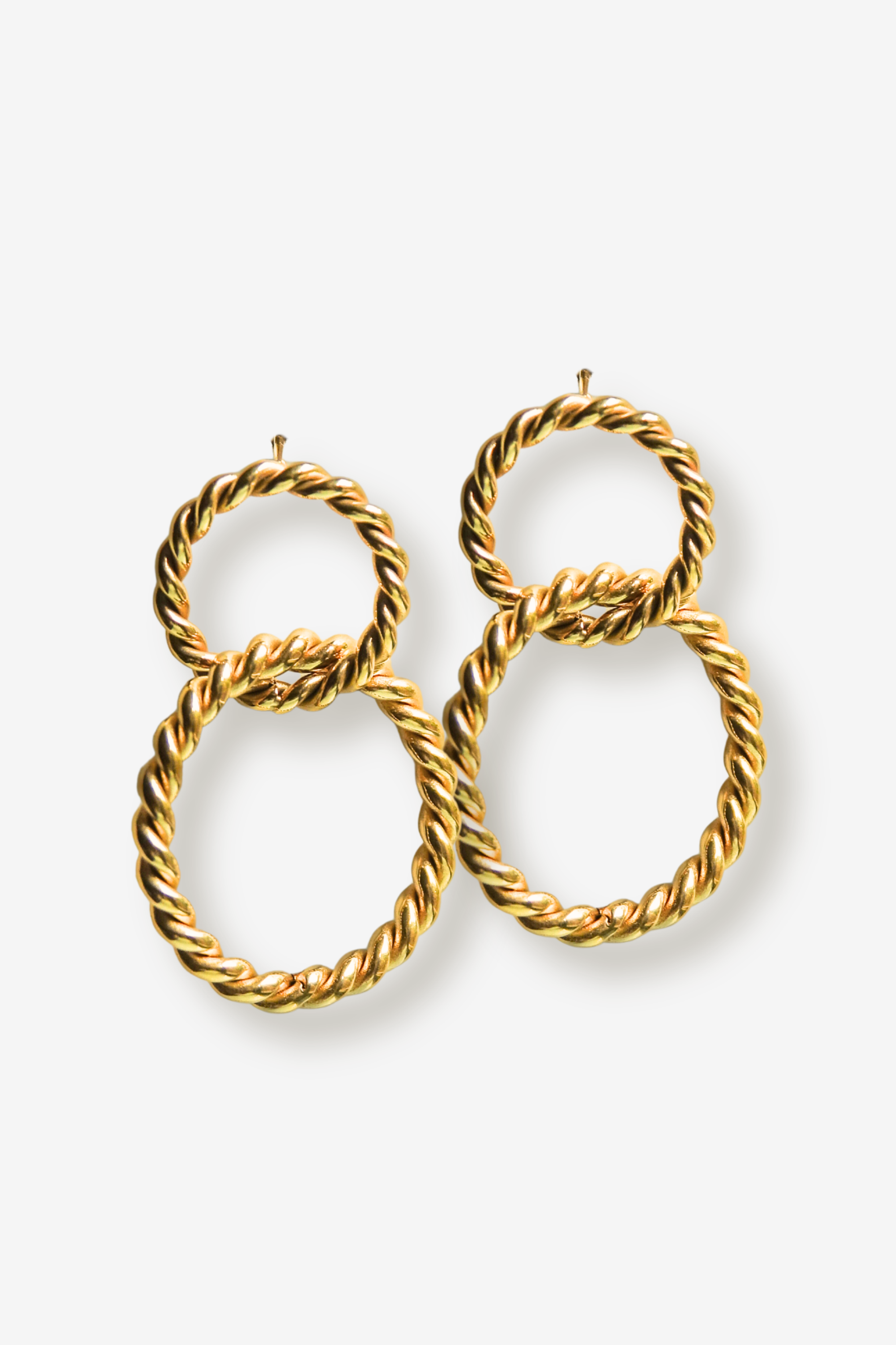 JODIE // Les 2 anneaux torsadés
