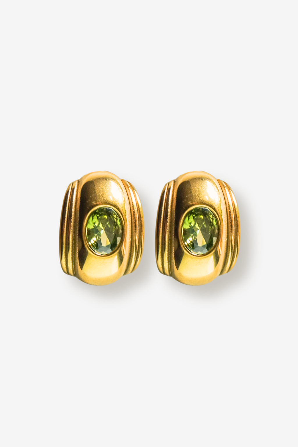 WALI GREEN // Les boucles incrustées vertes