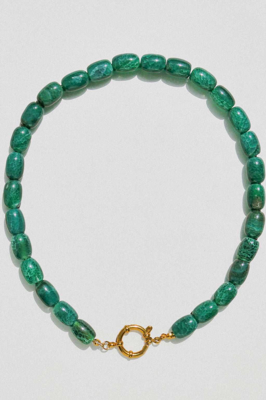 PERLA // Le collier d'agate teintée