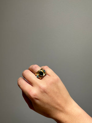 SARI GREEN // La bague bleue et verte