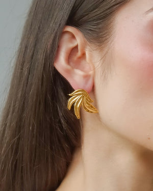 ODILE // Leaf earrings
