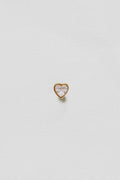 GIA WHITE // La mini boucle coeur