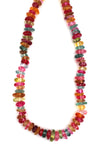 BOMBAY // Le colliers de pierres roses multicolores