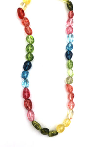 SAMBA // Le collier de pierres multicolores dégradées