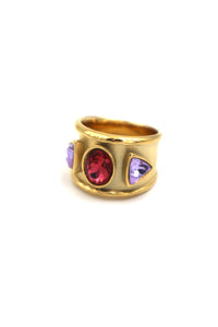 SARI RED // La bague rouge et mauve