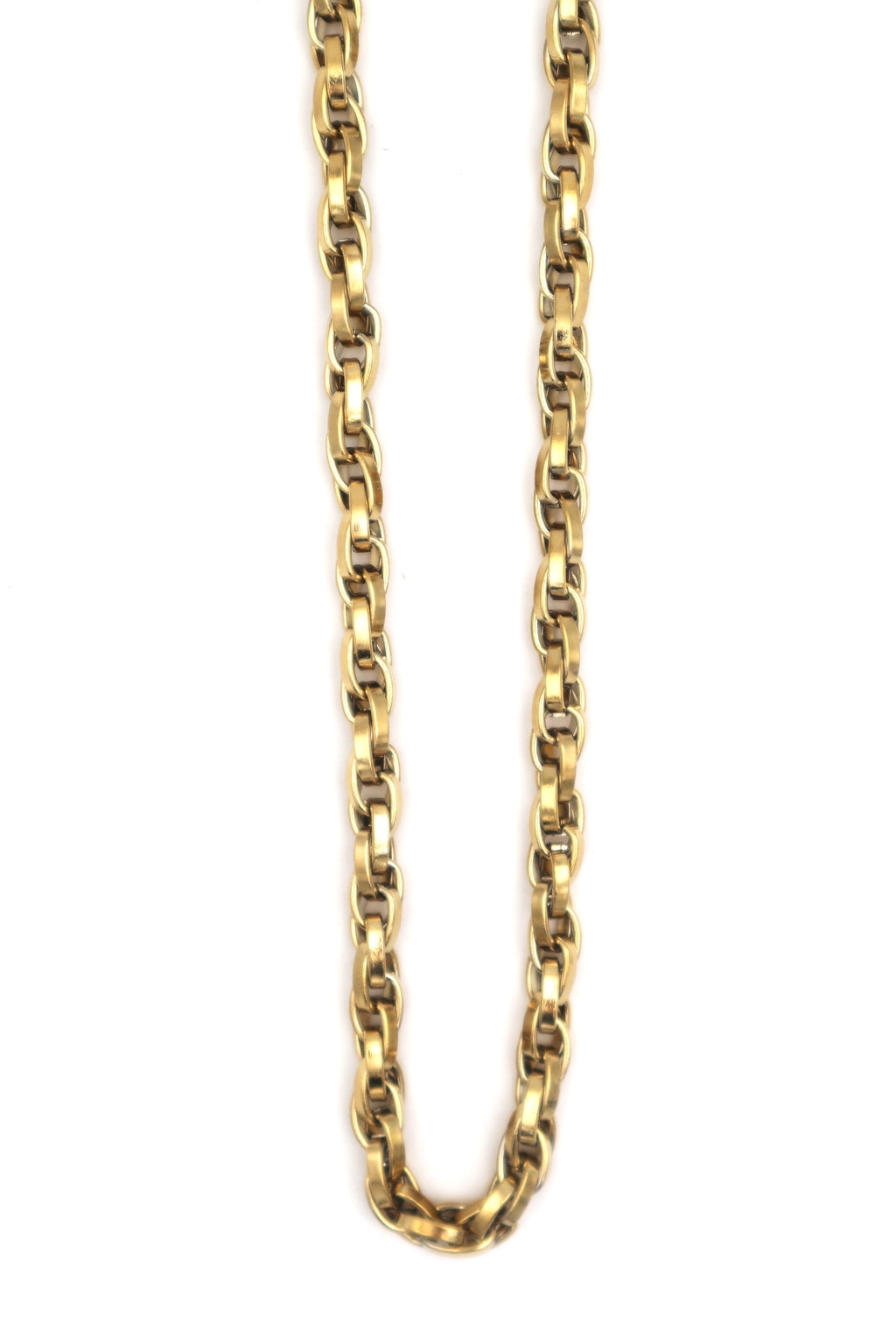 MEG // Le collier chaîne torsadée