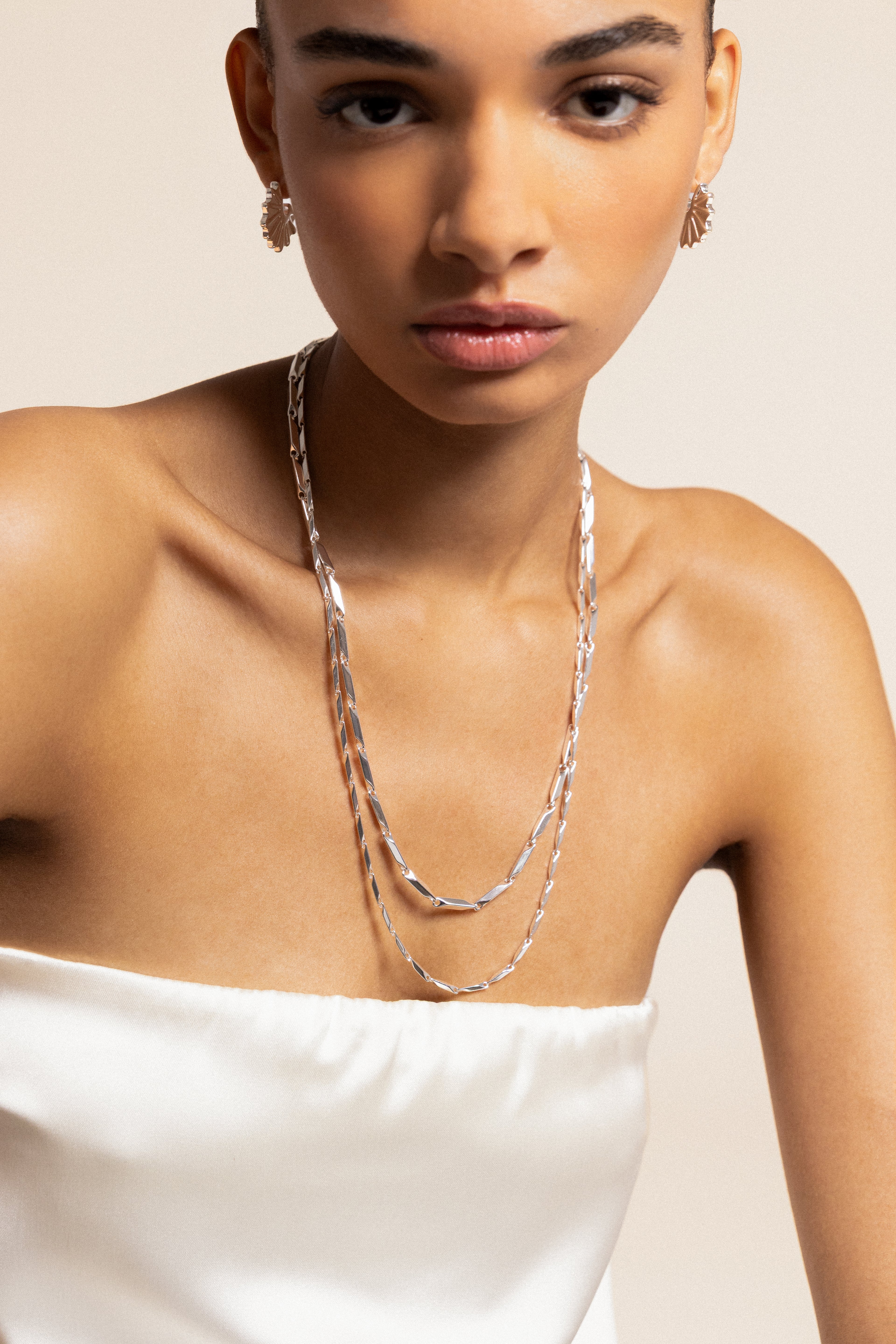 LIMA SILVER BIG // Le collier chaîne épaisse argentée