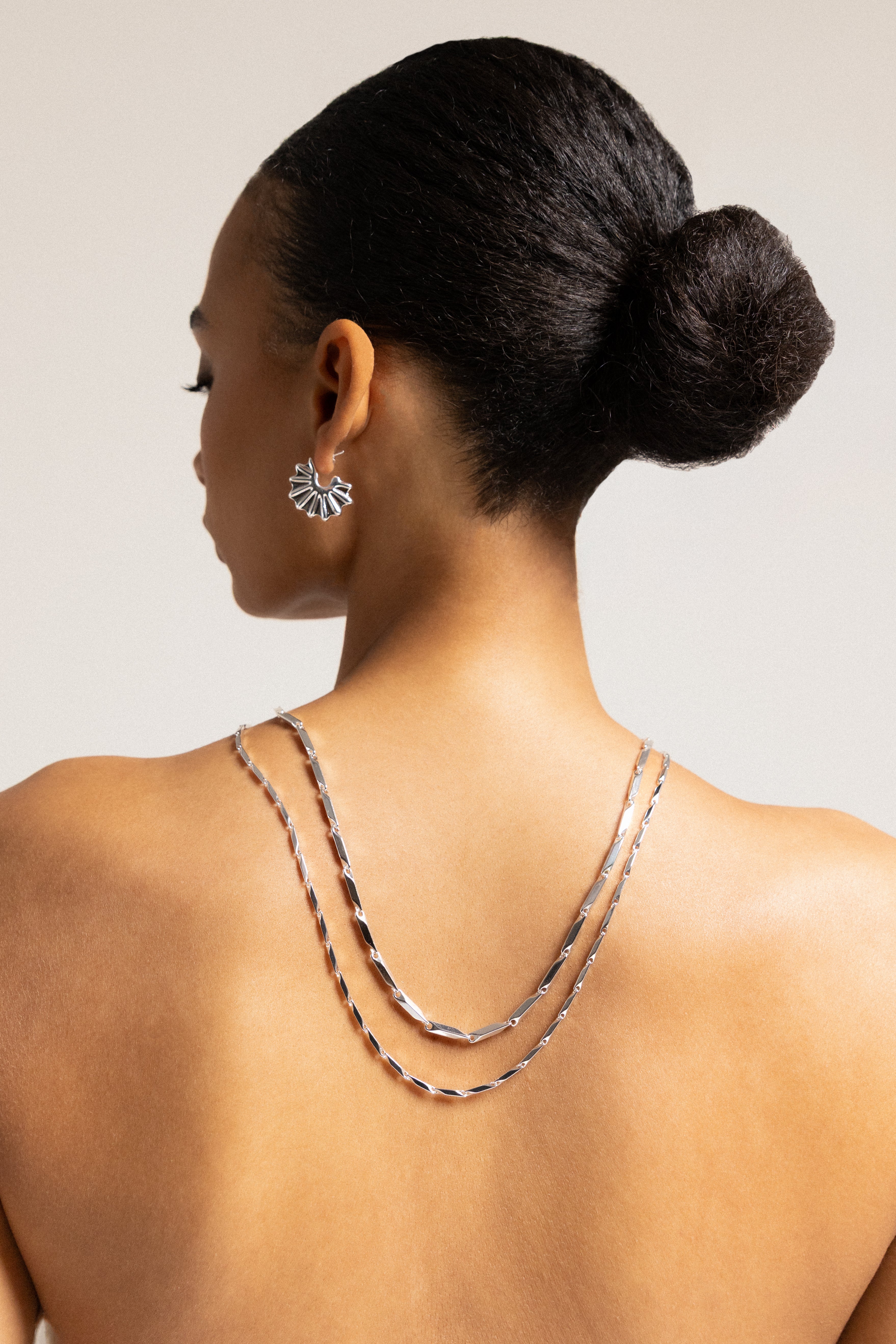 LIMA SILVER BIG // Le collier chaîne épaisse argentée