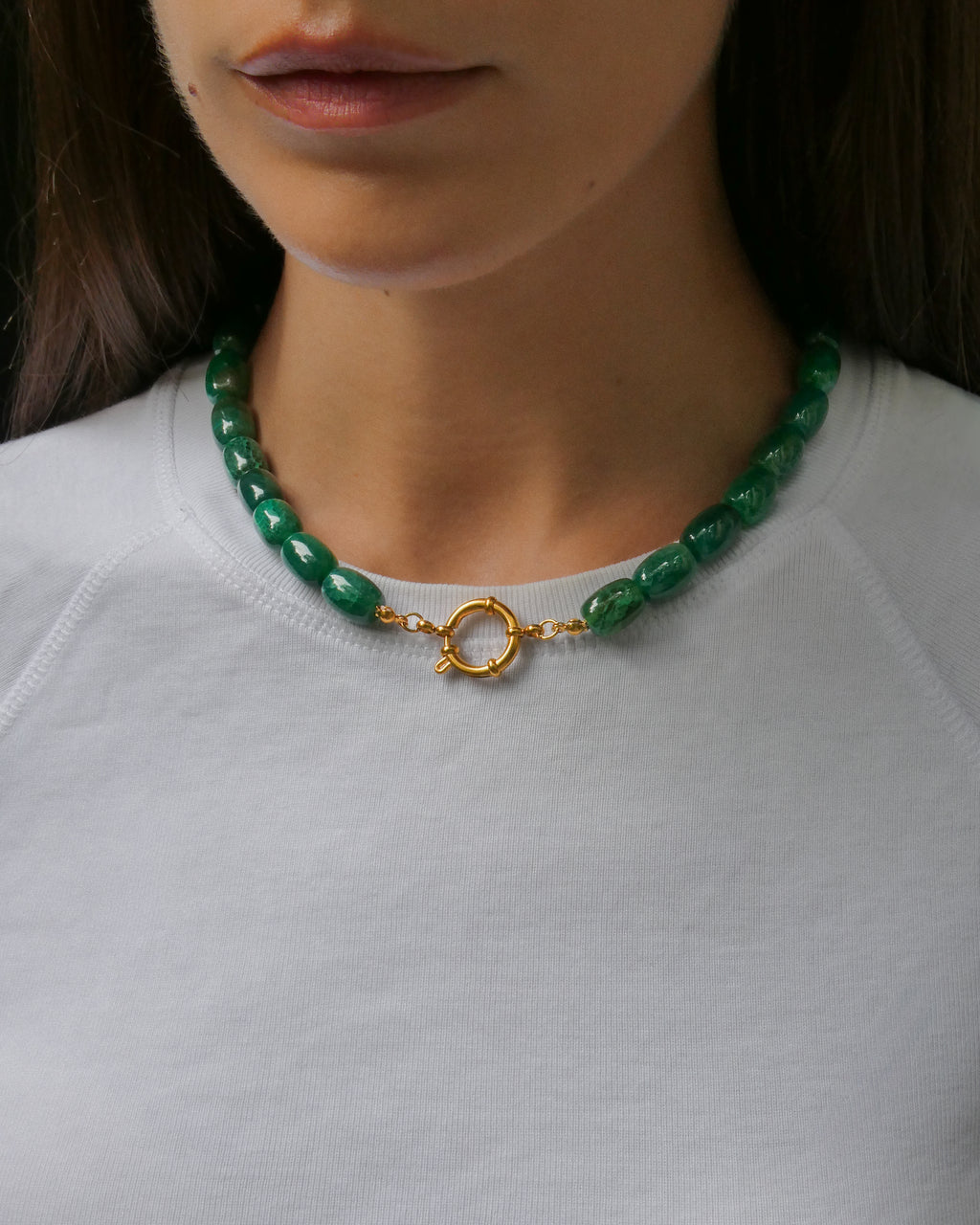 PERLA // Le collier d'agate teintée
