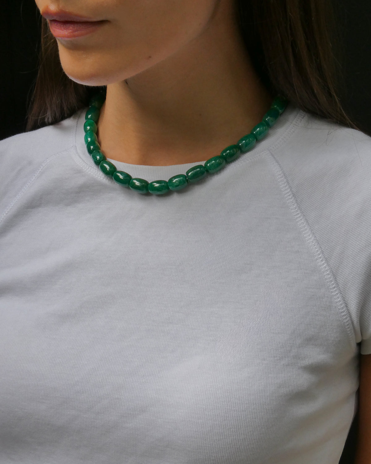 PERLA // Le collier d'agate teintée