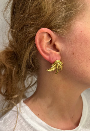 ODILE // Leaf earrings