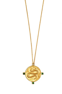 OPHIS // The Emerald Snake Necklace