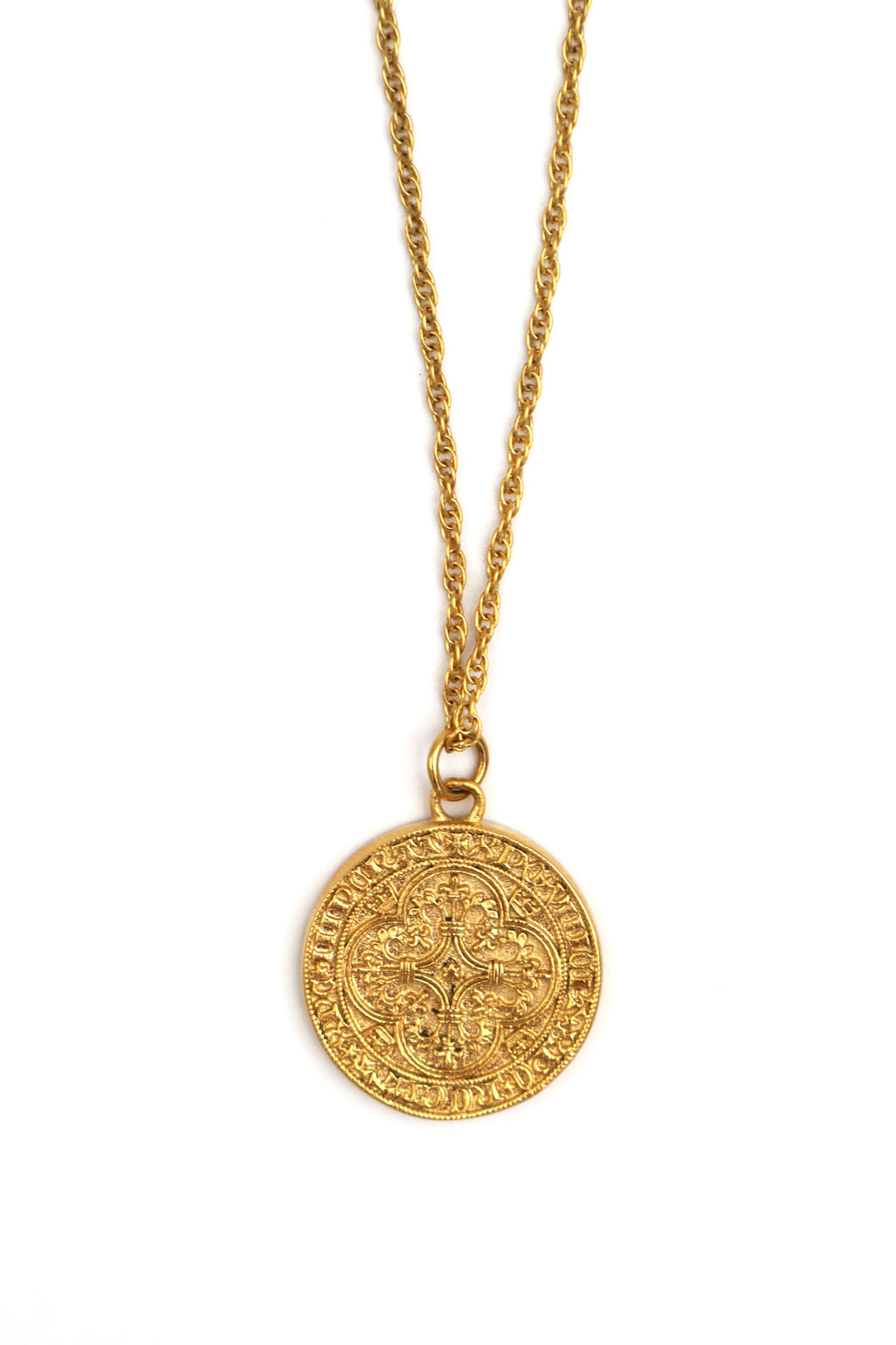 NINA // Le Collier Petit Ecu d'Or