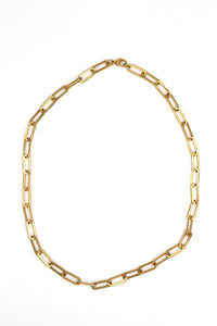 ELIOS // Le Collier Chaîne rectangulaire court