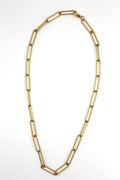 ORSO // thin paper clip necklace