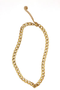 GLADYS MINI // curb chain necklace