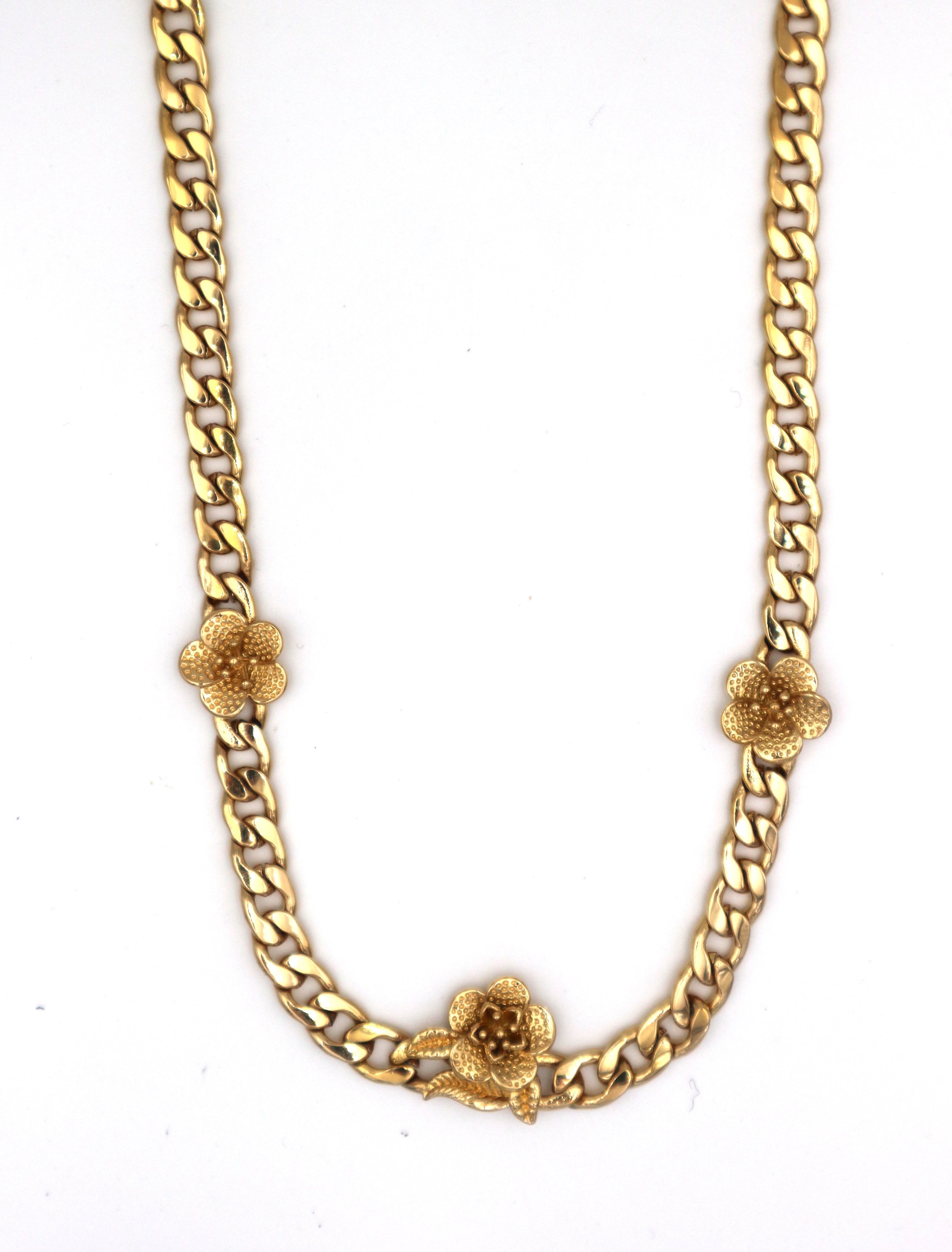 MARLA // collar pulsera flor