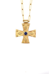 GEORGIA BLUE // The Etruscan Cross blue version