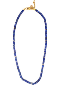 PEARLY LAPIS // The Deep Blue Necklace