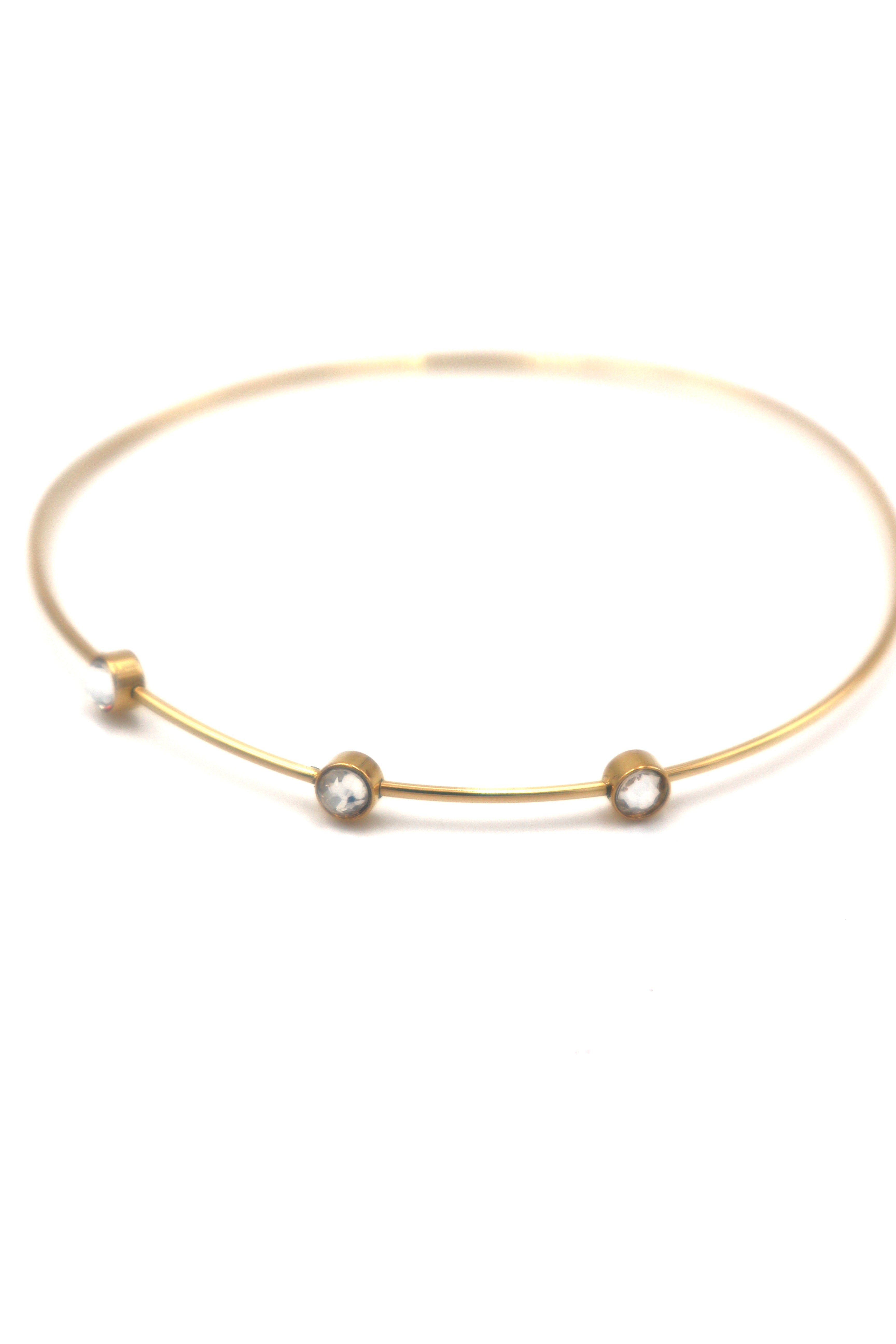 VIVI STAR // Ultra-thin encrusted bangle