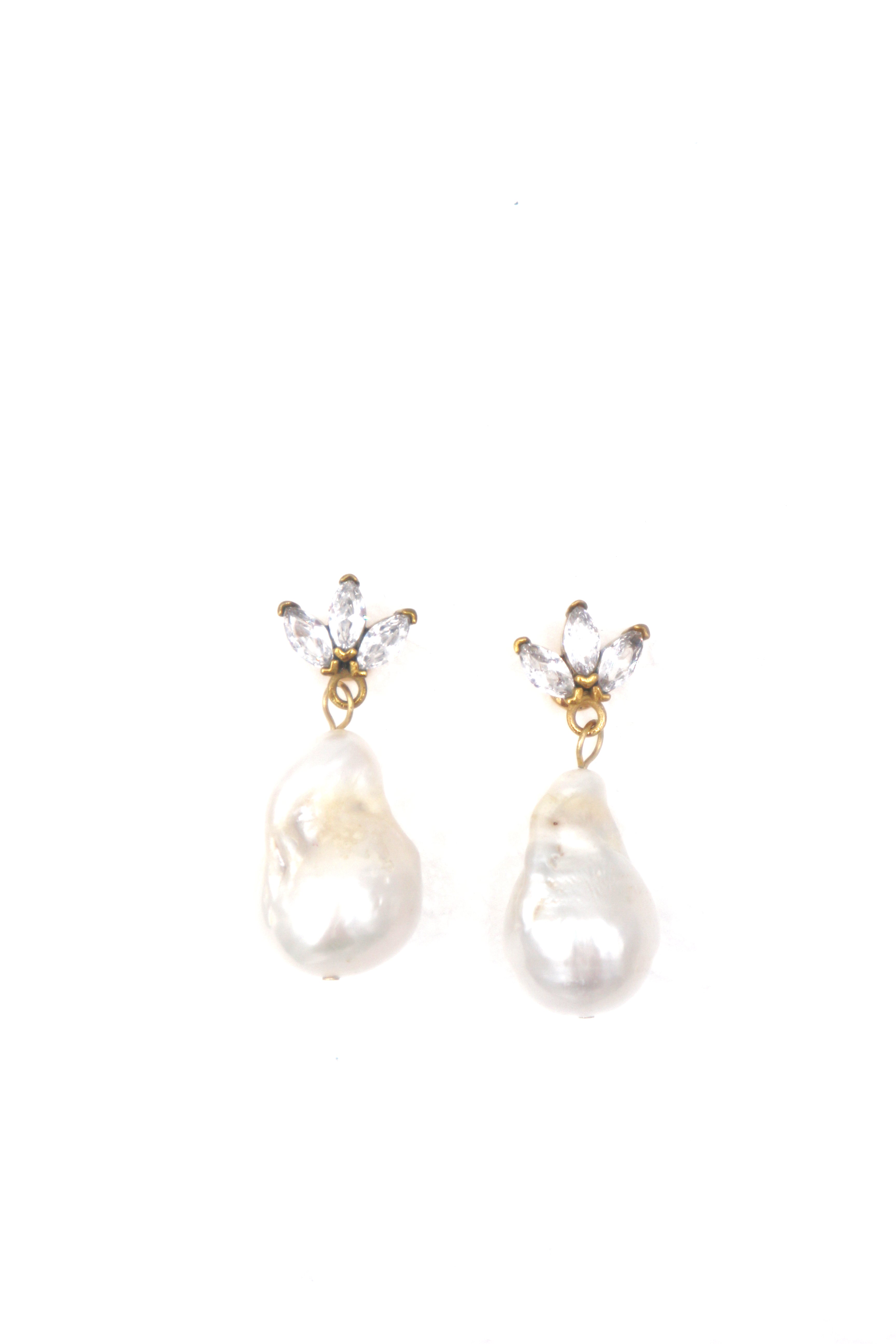 DONNA // Les boucles Perle & Strass