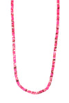 PEARLY PINK // Le collier surfeur rose