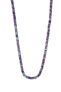 PEARLY PURPLE // Mauve surfer necklace