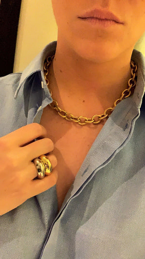 OROS // Le collier chaîne ronde