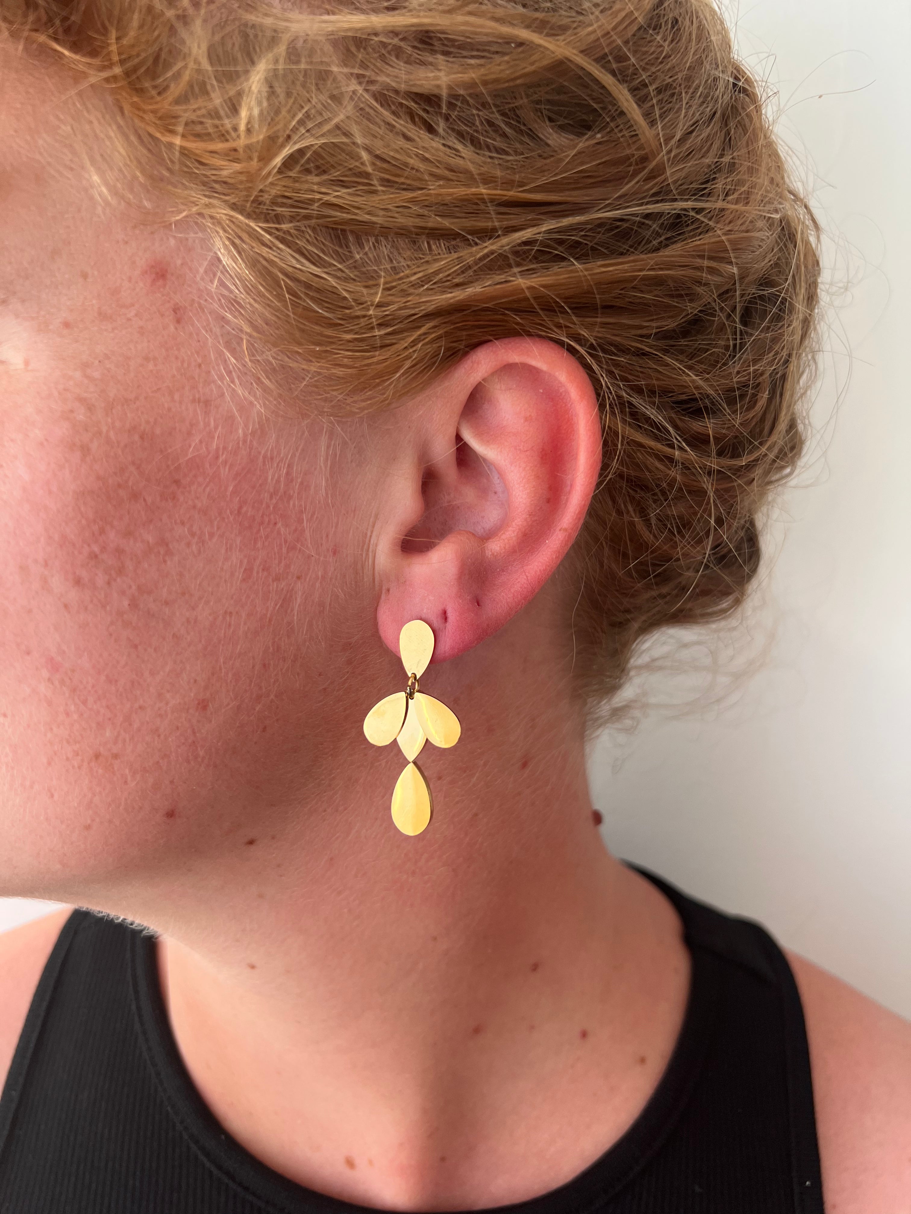 CARIE // Petal earrings
